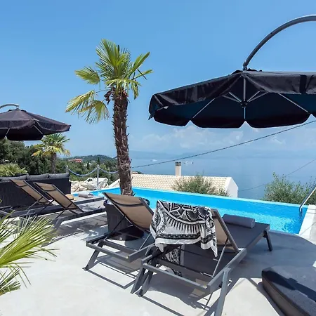 Seaview Corfu 2 Bedroom Private Pool & Ac