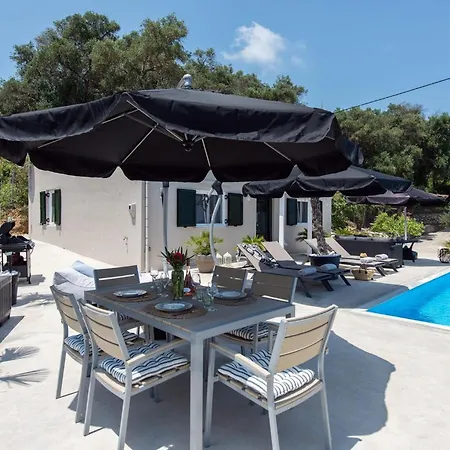 빌라 Seaview Corfu 2 Bedroom Private Pool & Ac